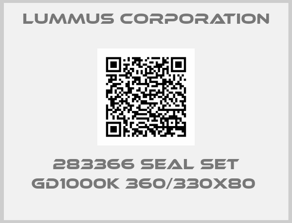 Lummus Corporation-283366 SEAL SET GD1000K 360/330X80 