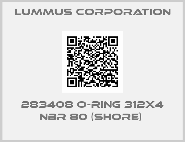 Lummus Corporation-283408 O-RING 312X4 NBR 80 (SHORE) 
