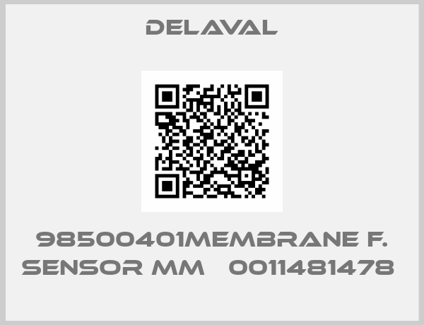 Delaval-98500401Membrane f. Sensor MM   0011481478 